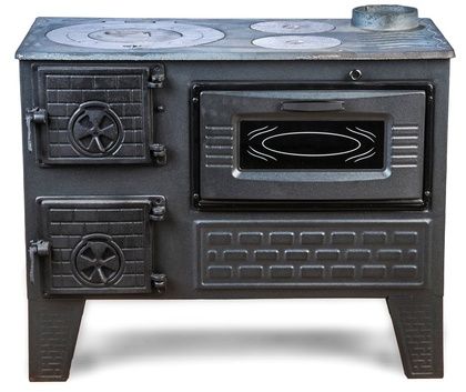 Отопительно-варочная печь МастерПечь ПВ-04 с духовым шкафом, 7,5 кВт в Бронницах