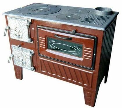 Отопительно-варочная печь МастерПечь ПВ-03 с духовым шкафом, 7.5 кВт в Бронницах