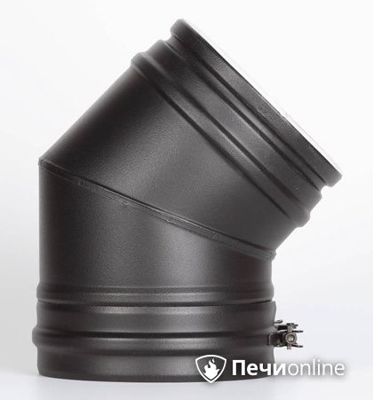 Колено 45° Schiedel Отвод 45° д.150 PM25 (Черный) Permetr в Бронницах