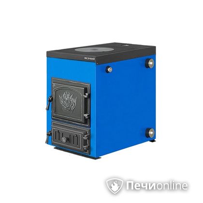 Отопительный котел Везувий Эльбрус-18 с плитой Везувий В1 в Бронницах