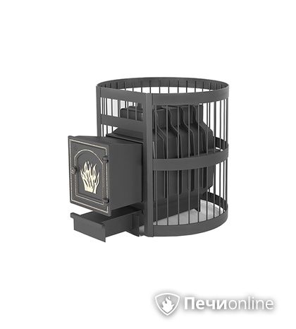 Дровяная печь-каменка Везувий Легенда Ретро Стандарт" 24 (ДТ-4) в Бронницах