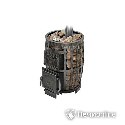 Дровяная печь-каменка Везувий Легенда Русский пар Ковка 18 (271) б/в в Бронницах