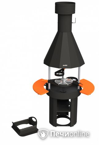 Гриль барбекю GrillD Grill-center 800  (с полками) в Бронницах