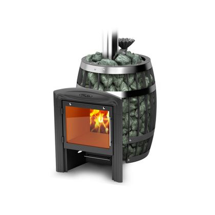 Дровяная банная печь TMF Саяны II Inox Витра ЗК в Бронницах