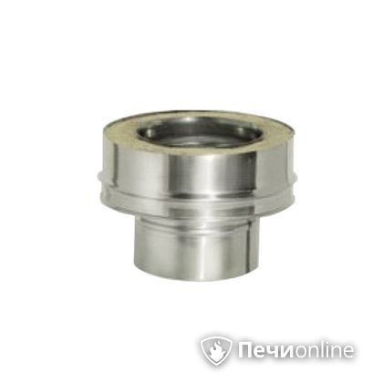 Дымоход Дымок Переходник моно-термо 0,8 мм. PMTFR  120/200 в Бронницах