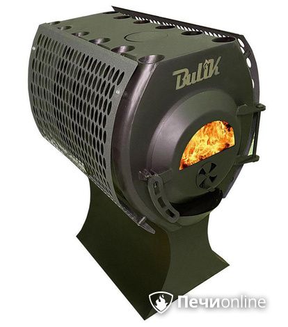 Отопительно-варочные печи Березка BulyK 280 Плюс со стеклом и экранами боковыми в Бронницах