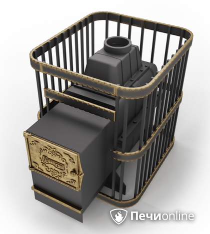 Дровяные печи-каменки Сабантуй Квадро Чугун 24 в Бронницах