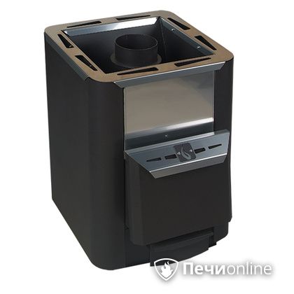 Дровяная банная печь Конвектика Колибри 9У антрацит в Бронницах