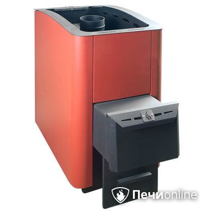 Дровяная банная печь Конвектика 12 терракота в Бронницах