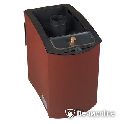 Дровяная банная печь Конвектика 12Б терракота в Бронницах