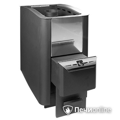 Дровяная банная печь Конвектика 26 антрацит в Бронницах