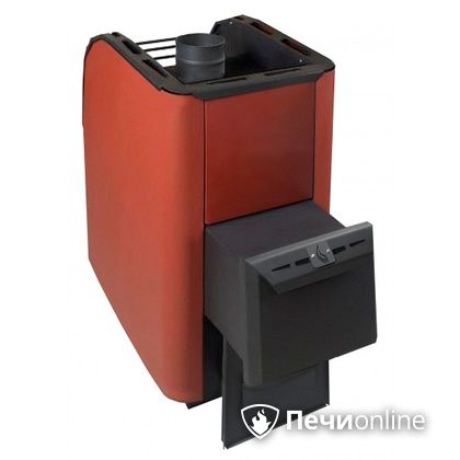 Дровяная банная печь Конвектика Ниагара Сетка 16 терракота в Бронницах