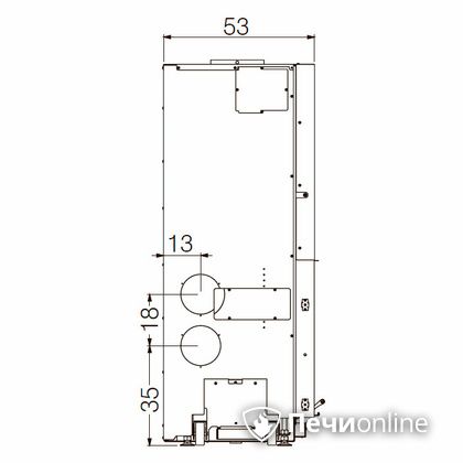 Каминная топка Edilkamin WINDO 120 nero в Бронницах