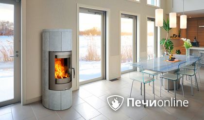 Печь-камин ABX Porto, тальк в Бронницах