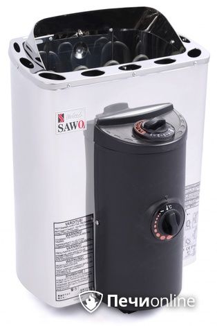 Электрокаменка для сауны Sawo Mini X MX-36NB-Z с пультом управления в Бронницах