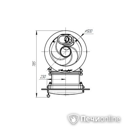 Дровяная печь-каменка Прометалл Атмосфера L ламель Окаменевшее дерево наборный рисунок в Бронницах