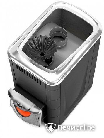Дровяная банная печь TMF Ангара 2012 Inox ДНС КТК ЗК антрацит в Бронницах