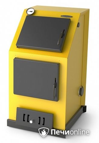 Твердотопливный котел TMF Оптимус Лайт 20кВт под АРТ и ТЭН желтый в Бронницах
