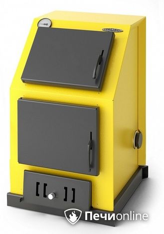 Твердотопливный котел TMF Оптимус Лайт 16кВт под АРТ и ТЭН желтый в Бронницах