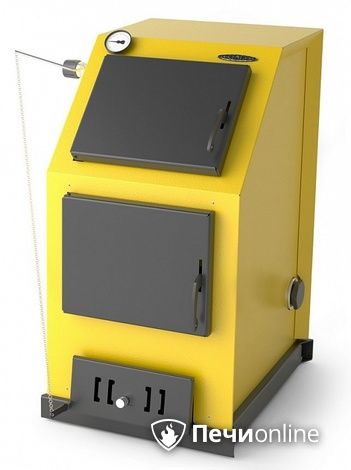 Твердотопливный котел TMF Оптимус Автоматик 25кВт АРТ под ТЭН желтый в Бронницах