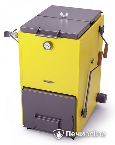 Твердотопливный котел TMF Цельсий Электро 25кВт АРТ ТЭН 6кВт желтый в Бронницах