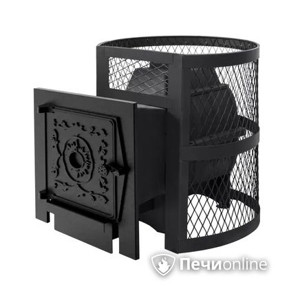 Дровяная банная печь Протопи Чугунка 16 Финка в Бронницах