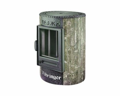 Отопительно-варочная печь Ферингер  Нелжа ПФ (Жадеит наборный) в Бронницах