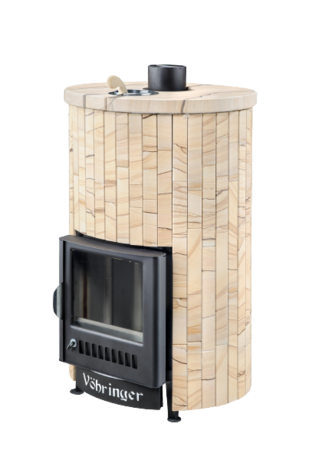 Печь для бани Ферингер  Уют-25 ПФ ("Окаменевшее дерево" наборный) в Бронницах