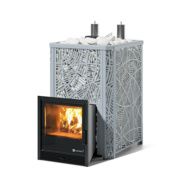 Дровяная печь-каменка ИзиСтим Ялта 35К (Модерн), AISI 321