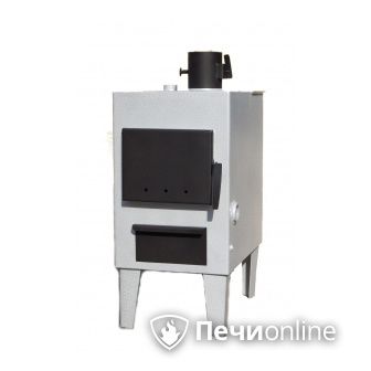Твердотопливный котел НМК Сибирь 8 ТПЭ ножки и переходник на круглую трубу в комплекте в Бронницах