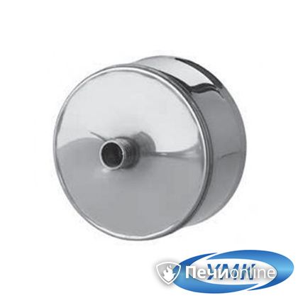  УМК Заглушка с конденсатоотводом D180 0.5 мм нержавейка внутренняя в Бронницах