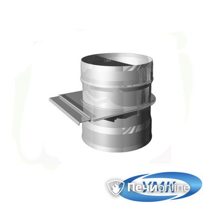  УМК Шибер-задвижка D200 1.0 мм нержавейка в Бронницах