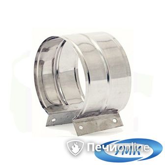  УМК Хомут обжимной D120 0.5 мм оцинковка в Бронницах