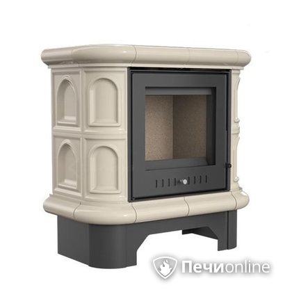 Печь-камин Kratki WK 440 кафельная крем черный в Бронницах