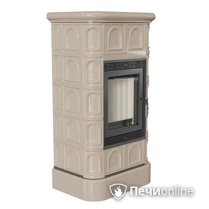 Печь-камин Kratki Blanka 8 kW stove кафельная крем в Бронницах