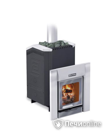 Дровяная банная печь Ермак 12-Премиум стальная топка 8мм в Бронницах